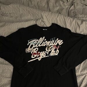 Billionaire Boys Club Black Graphic Long Sleeve Size L